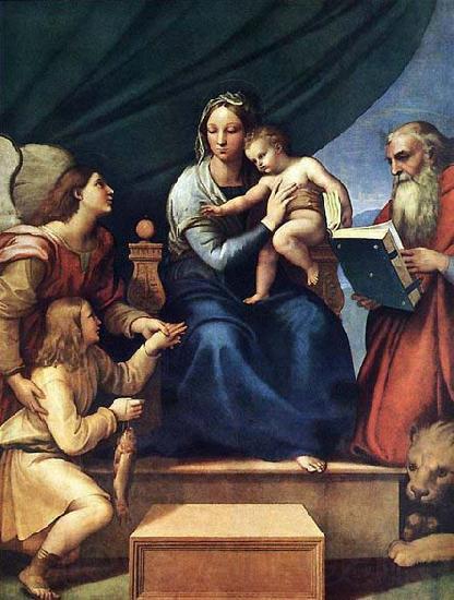 RAFFAELLO Sanzio Madonna with the Fish